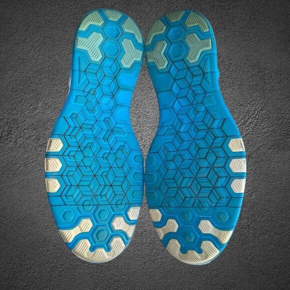 Nike Free 5.0 TR Fit 5 Women’s Size 8 Shoe White Blue Lagoon Running Sneaker - Picture 6 of 9